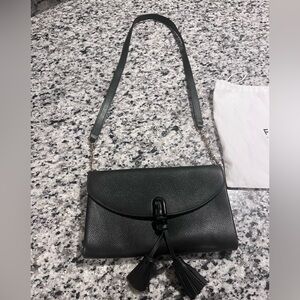 Furla Black Leather Shoulder / Crossbody Bag with Dust bag